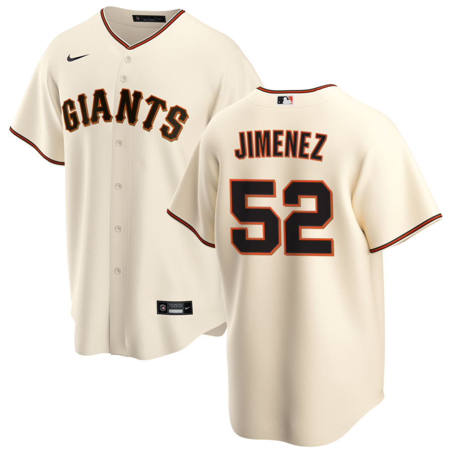 Nike Men #52 Dany Jimenez San Francisco Giants Baseball Jerseys Sale-Cream
